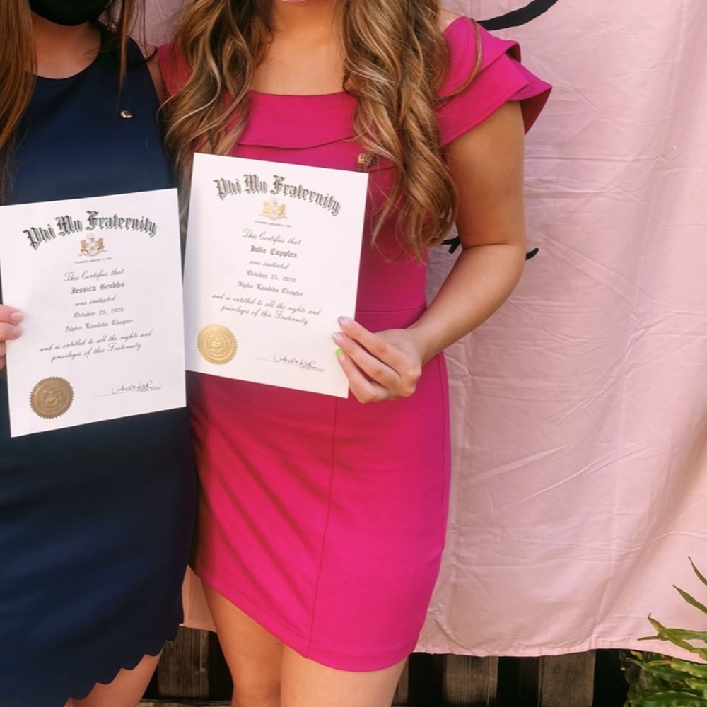 Pink dress
